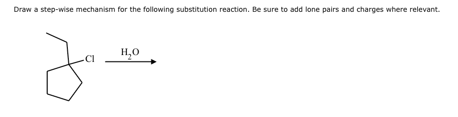 Draw a step-wise mechanism for the following | Chegg.com