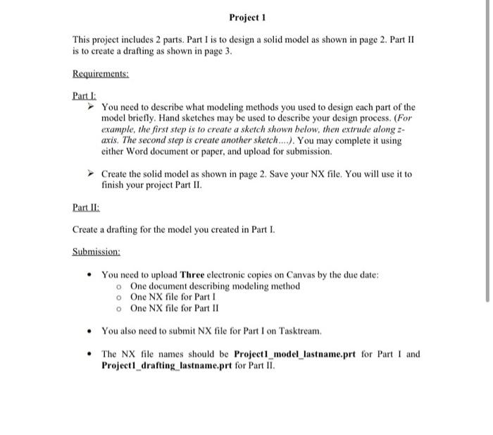 Project 1 This project includes 2 parts. Part I is to | Chegg.com