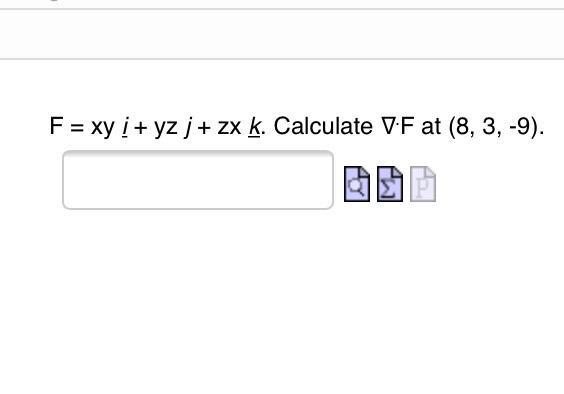 Solved F Xy I Yz Zx K Calculate Vf At 8 3 9 Chegg Com