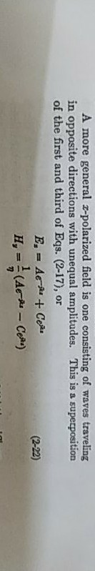 Solved Here A And C Are Unequal Amplitude Of Standing Wav Chegg Com