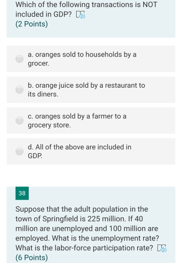 63-which-of-the-following-is-included-in-gdp-calculations-quizlet