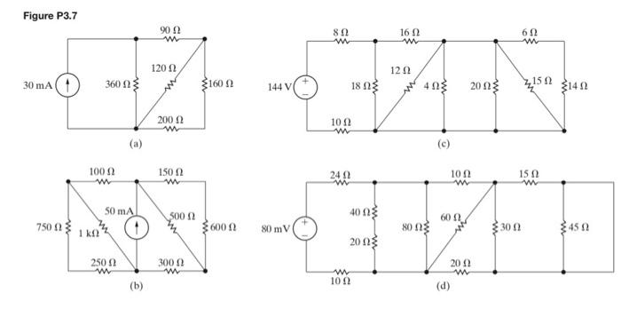 Solved 3.3 For each of the circuits shown in Fig. P3.3: a) | Chegg.com