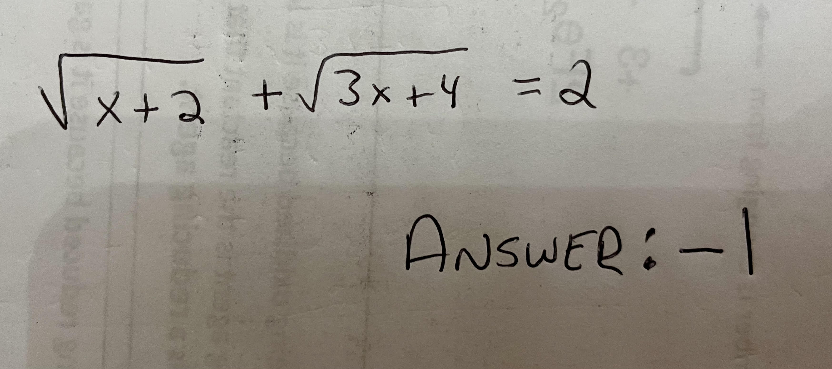 Solved x+22+3x+42=2Answer: -1Could I have the problem worked | Chegg.com