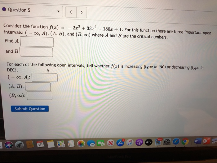 Solved pro Question 6 Consider the function f(x) = 12x + | Chegg.com