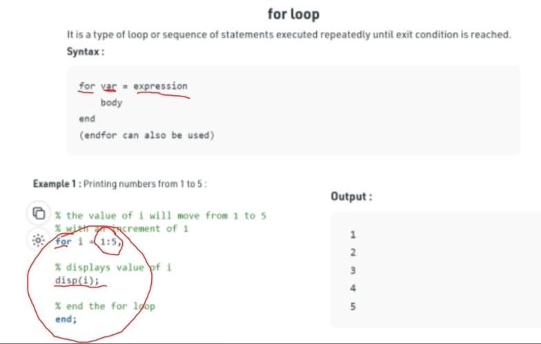 Solved for loop It is a type of loop or sequence of | Chegg.com