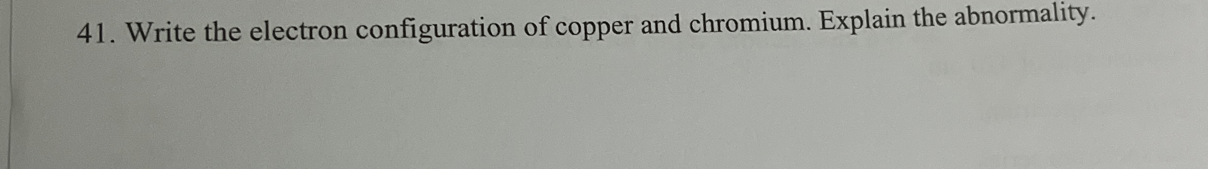 Solved Write the electron configuration of copper and | Chegg.com