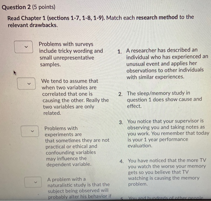 Solved Question 2 (5 points) Read Chapter 1 (sections 1-7, | Chegg.com