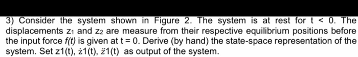 Solved 3) Consider the system shown in Figure 2. The system | Chegg.com