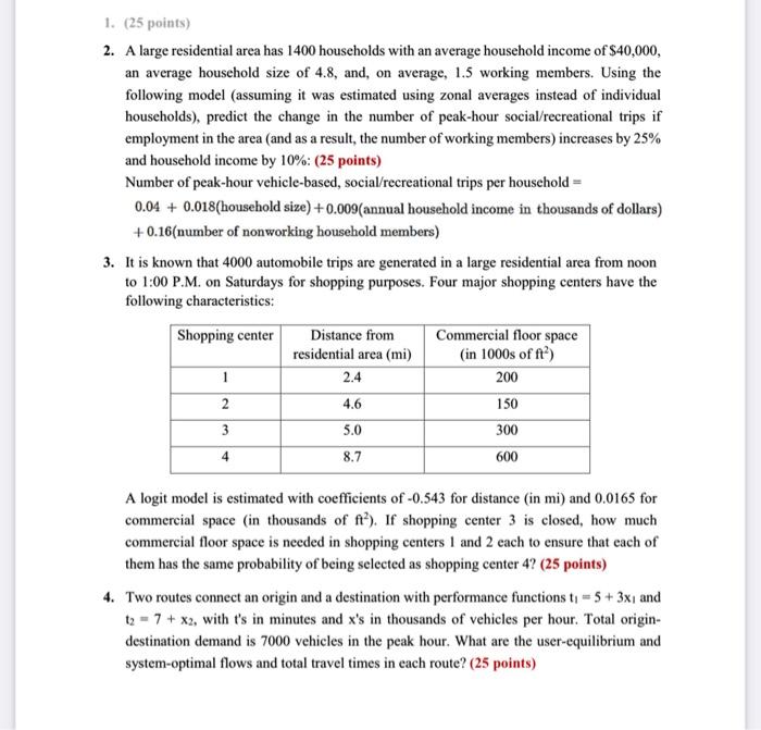 solved-2-a-large-residential-area-has-1400-households-with-chegg