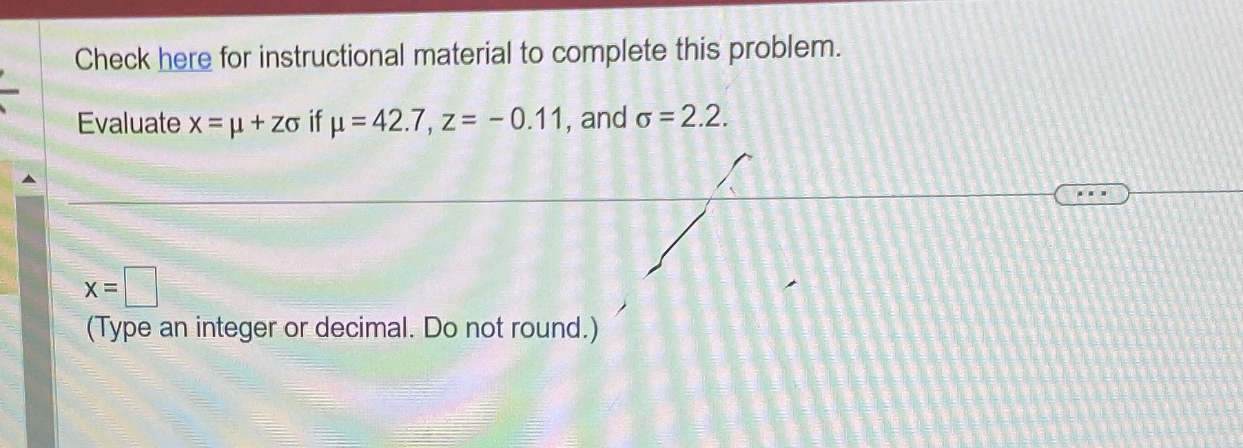 Solved Check here for instructional material to complete | Chegg.com
