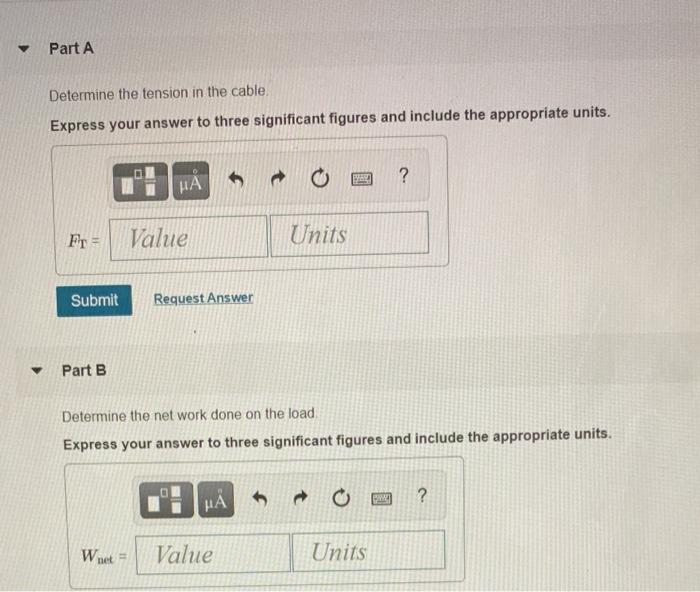 Solved A 270kg load is lifted 22.0 m vertically with an