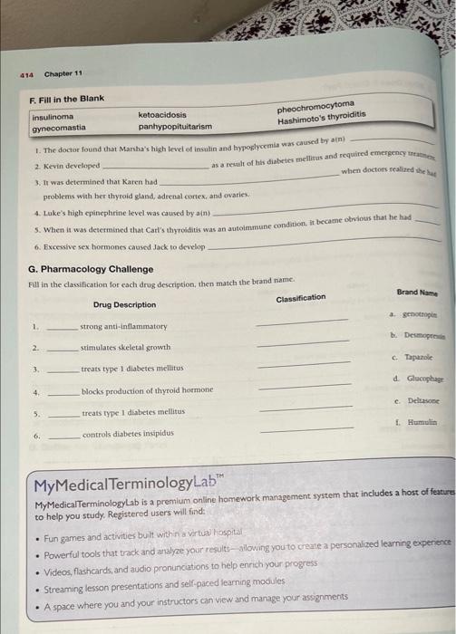 Solved 412 Chapter 11 Practice Exercises A. Word Building | Chegg.com