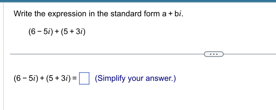 Solved Write the expression in the standard form | Chegg.com