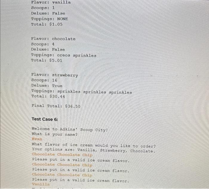 Solved python code using this template and passing the test | Chegg.com