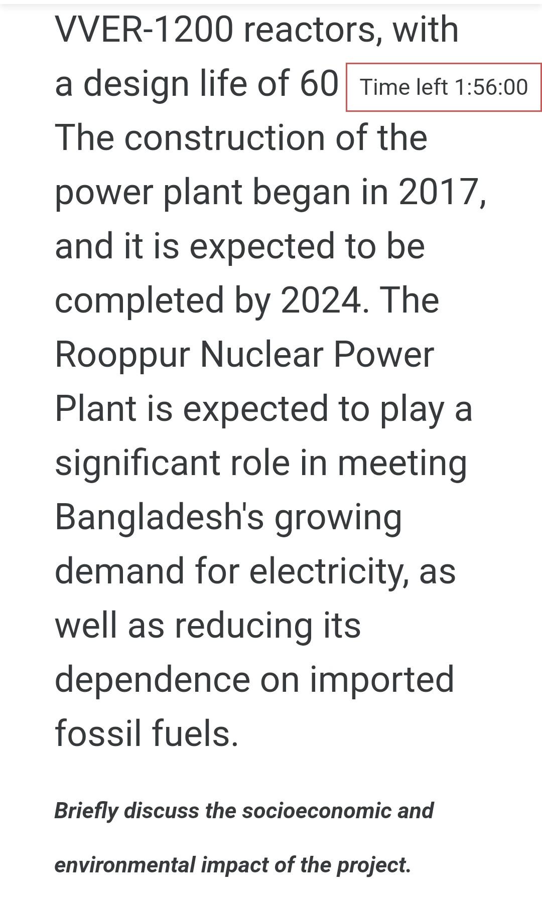 rooppur nuclear power plant essay