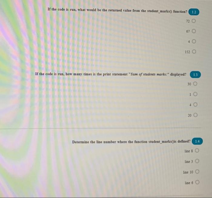 Solved A teacher created a Python program to help in | Chegg.com