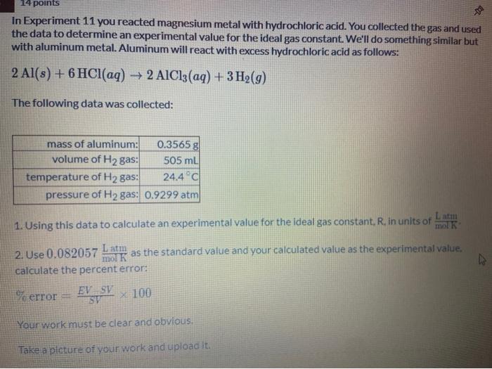 hydrochloric acid and magnesium experiment method