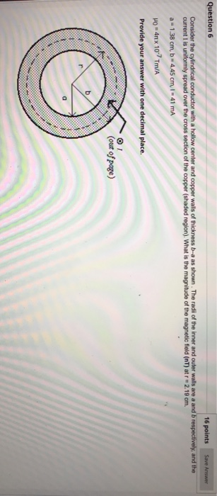 Solved Question 6 16 points Save Answer Consider the | Chegg.com
