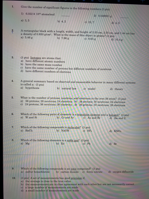 Solved i have the answers I just want to know how to get it | Chegg.com