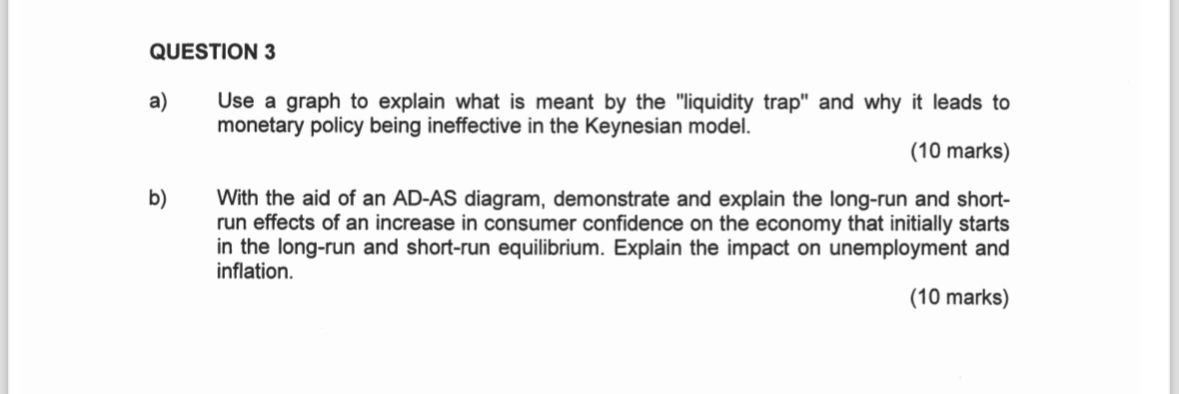 Solved QUESTION 3a) ﻿Use a graph to explain what is meant by | Chegg.com