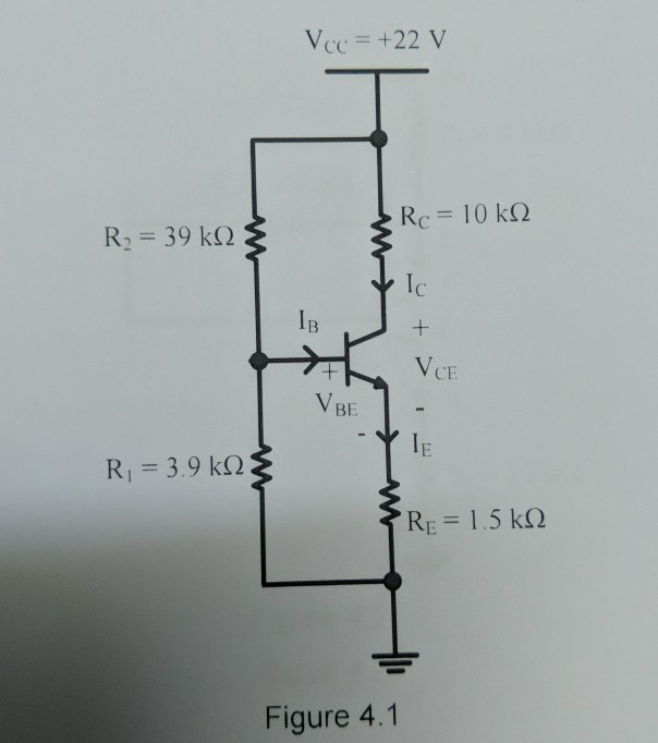 Solved 4 A Determine Vce And Ic For The Voltage Divider