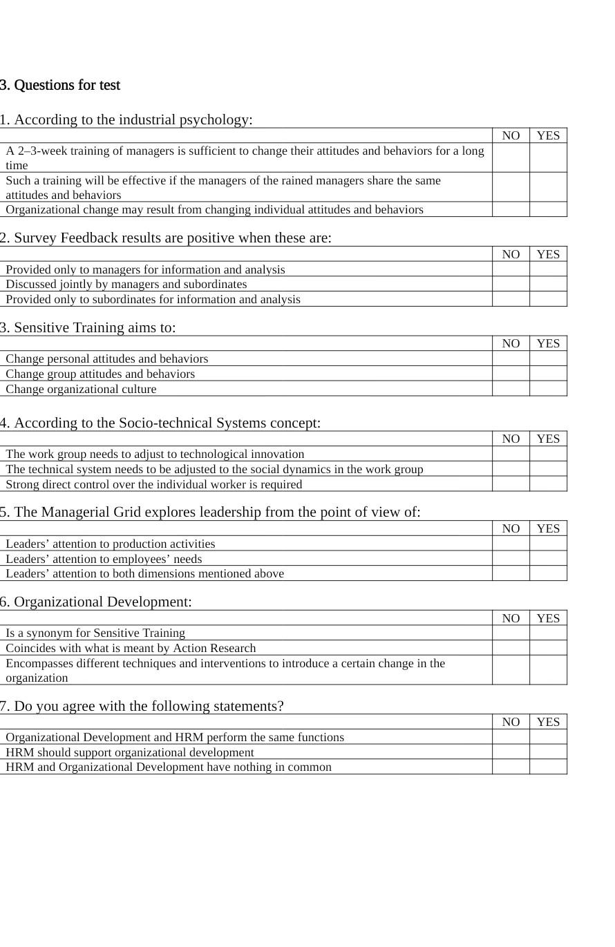 3. Questions for test 1. According to the industrial | Chegg.com