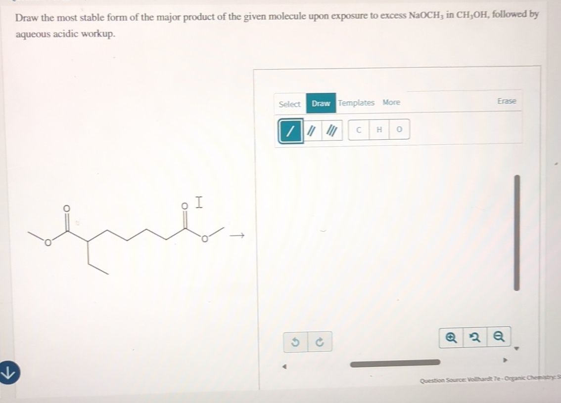 Solved Draw the most stable form of the major product of the | Chegg.com