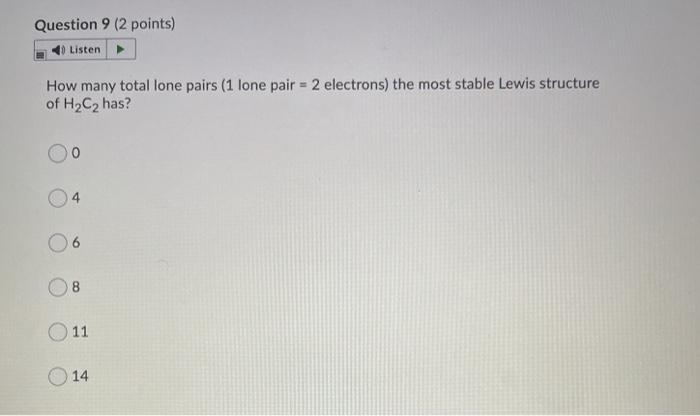 Solved Question 5 (2 points) Listen Which of the following | Chegg.com
