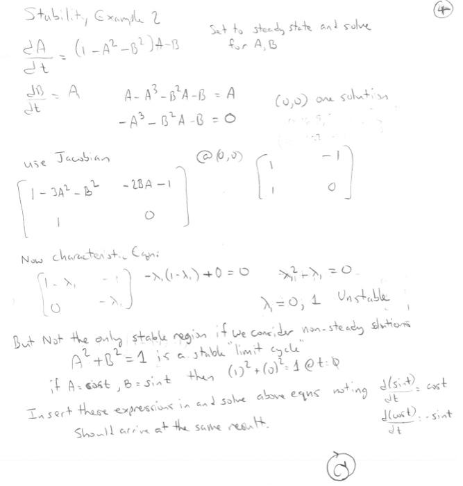 Differentiation Stability Determine the relation ship