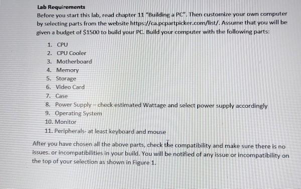 Help you pick pc parts to start building a computer i have built