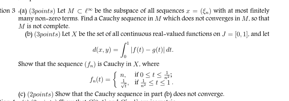 Solved Tion 3 A 3points Let M C Pº Be The Subspace O Chegg Com