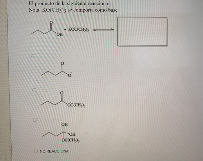 Solved the product of the following reaction is?Note: | Chegg.com