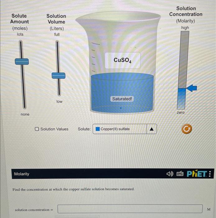 Solved Calculate the concentration in moles per liter (M) of | Chegg.com