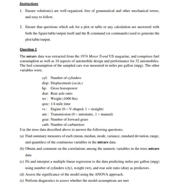 Solved Instructions 1. Ensure solution(s) are | Chegg.com