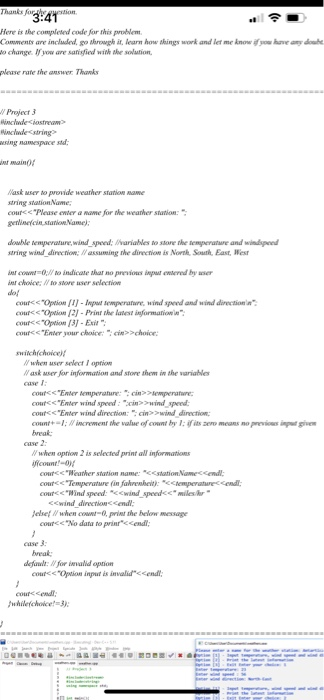 Solved I need help with this project i have to take the code | Chegg.com