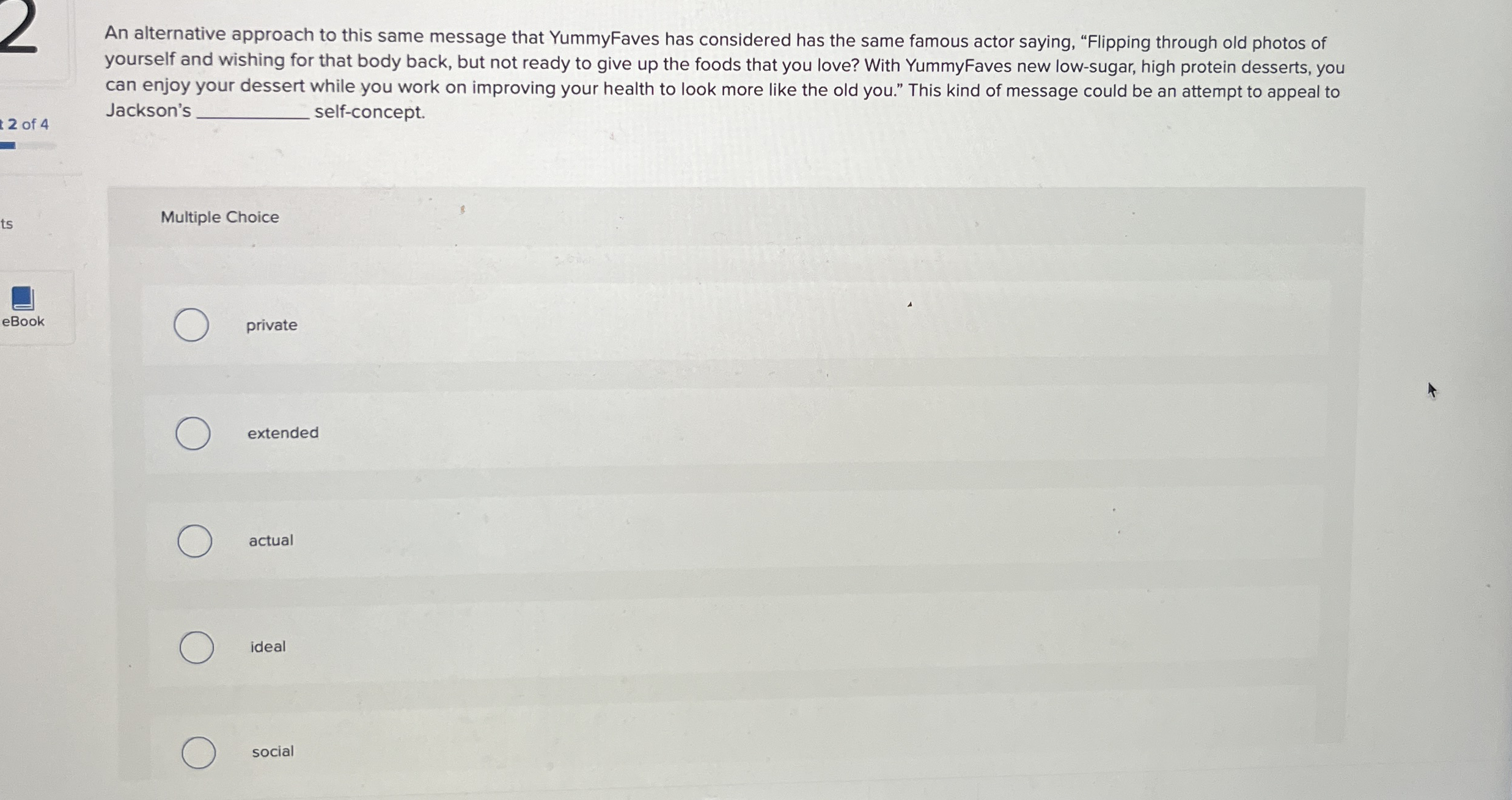 Solved An alternative approach to this same message that