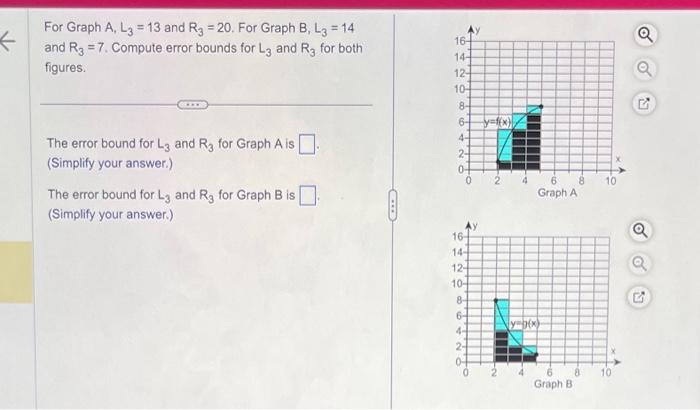 Solved For Graph A,L3=13 and R3=20. For Graph B,L3=14 and | Chegg.com