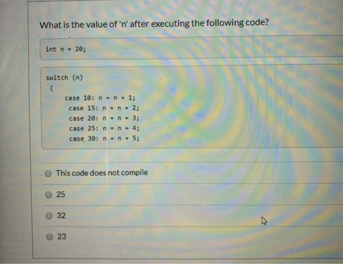 Solved What Is The Value Of N After Executing The Chegg Com