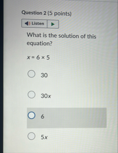 Solved Question 2 (5 ﻿points)What is the solution of this | Chegg.com