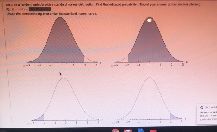 Solved Let z be a random variable with a standard normal | Chegg.com