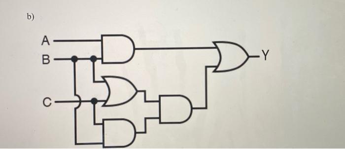 Solved 2- For the below circuits A, B, and C are the inputs | Chegg.com