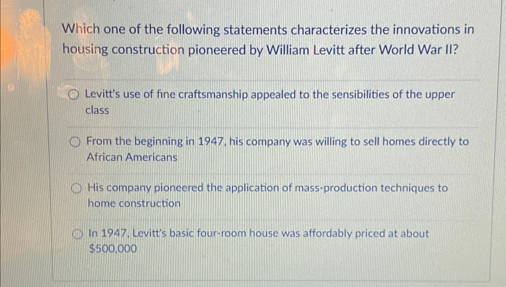 Solved Which one of the following statements characterizes | Chegg.com