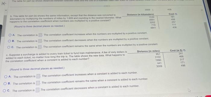 Solved B. This Table For Part (b) Shows The Same Information | Chegg.com