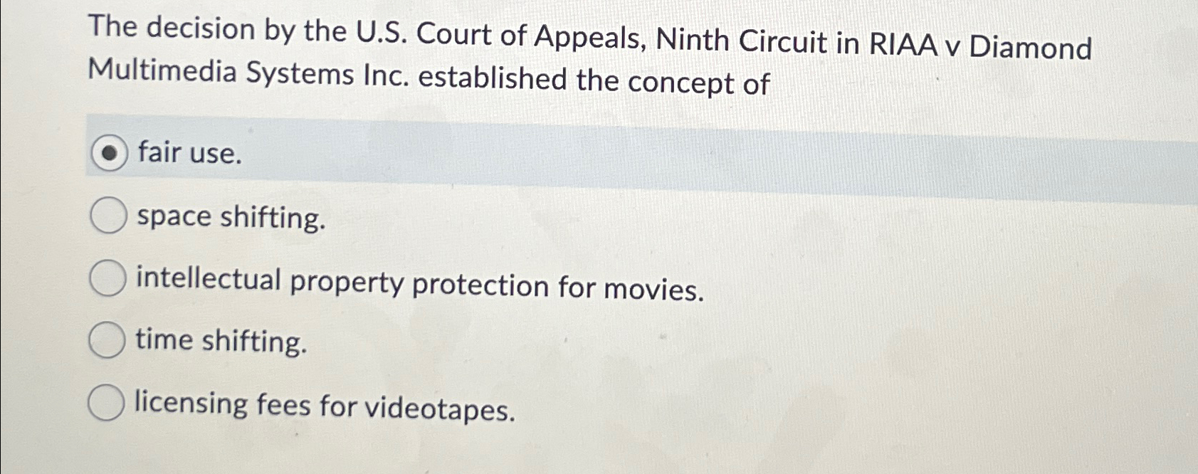 Solved The decision by the U.S. ﻿Court of Appeals, Ninth | Chegg.com