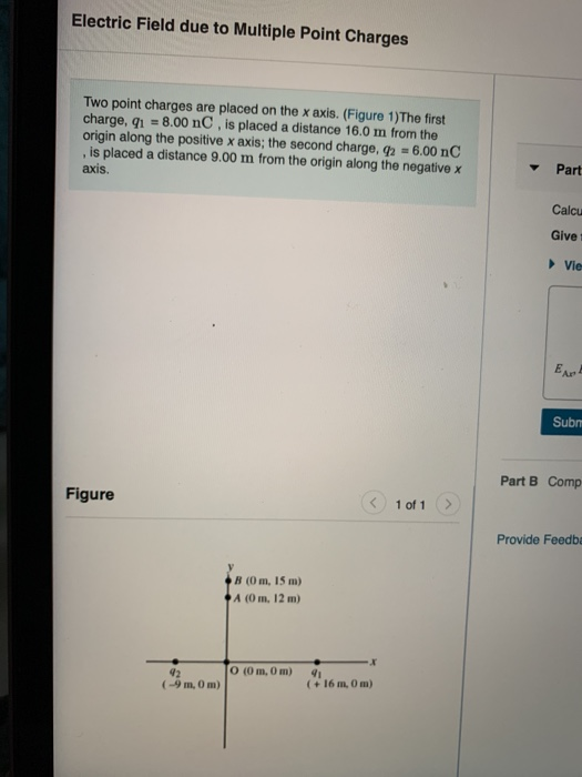 Solved Electric Field due to Multiple Point Charges Two | Chegg.com