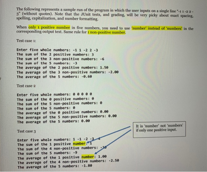 Solved Problem a (PA2a.java) Write a program that reads in | Chegg.com