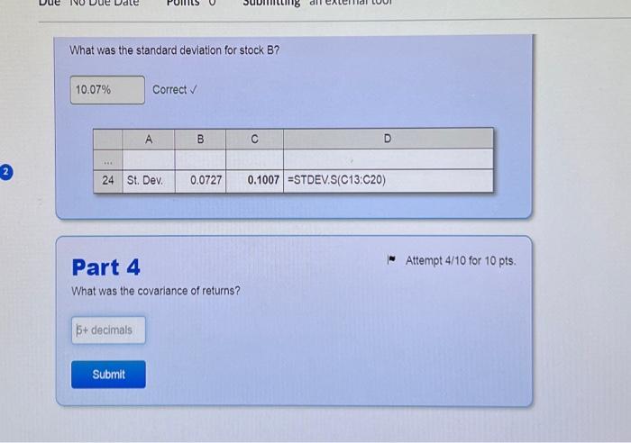 Solved Home Due No Due Date Points 0 Submitting an external | Chegg.com