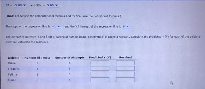 Solved SP - -5.00 , and SS: - 5.00 (Hint: For SP use the | Chegg.com