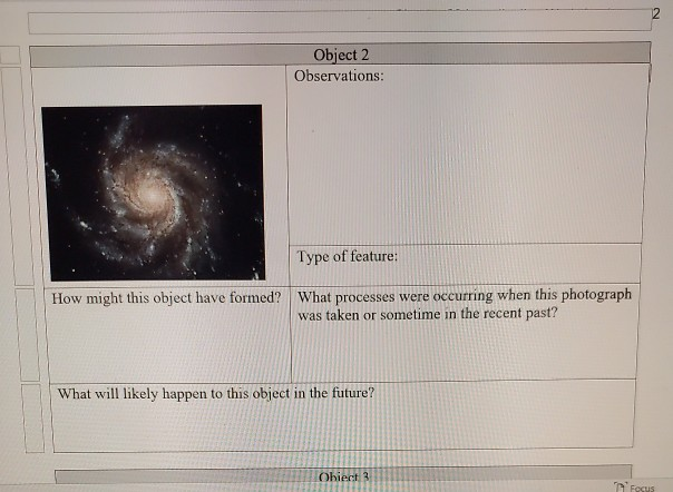 Solved Examine The Photograph Of Each Astronomical Object In | Chegg.com