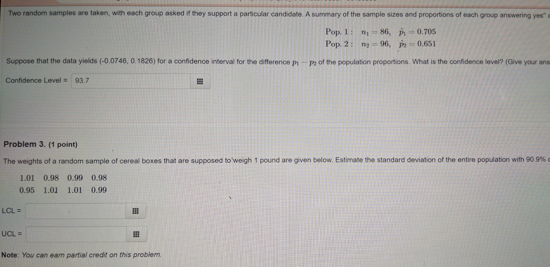 Solved Two random samples are taken, with each group asked | Chegg.com